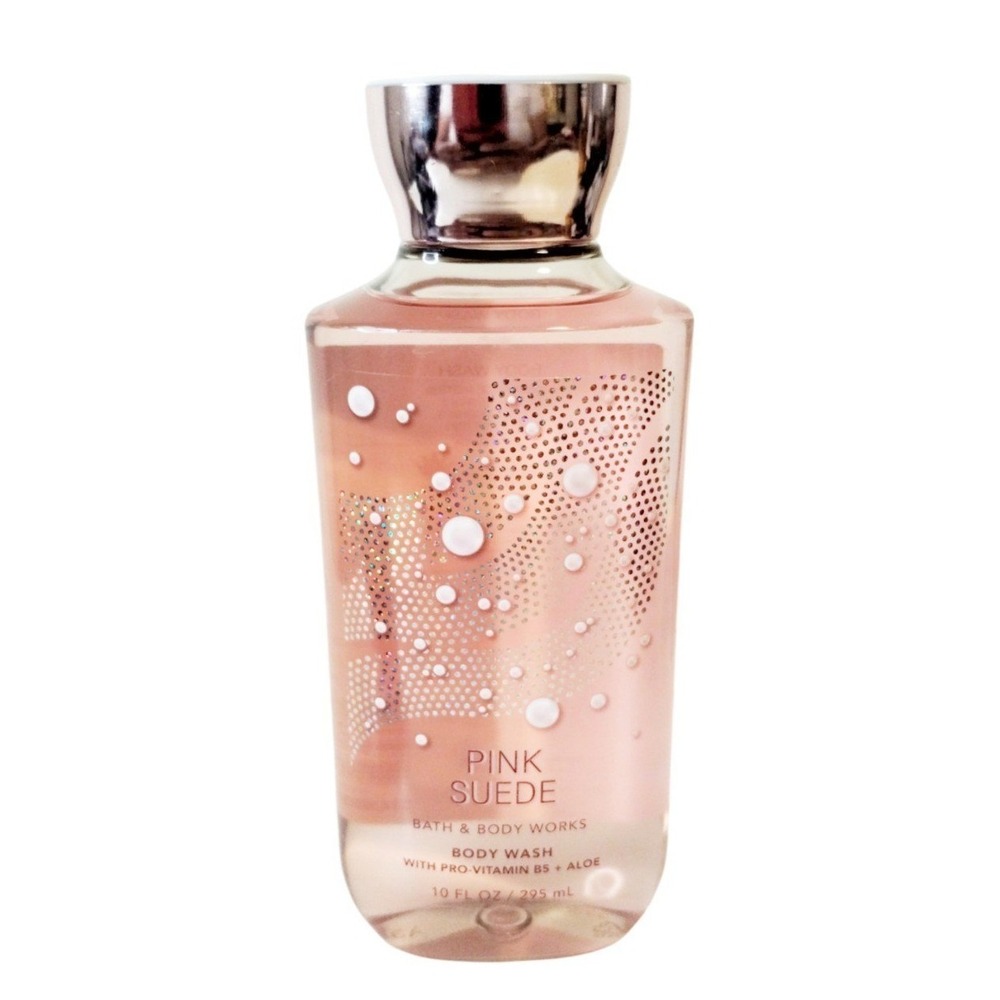 PINK SUEDE Body Wash Bath & Body Works Women's Shower Gel Fresh Clean Beachy